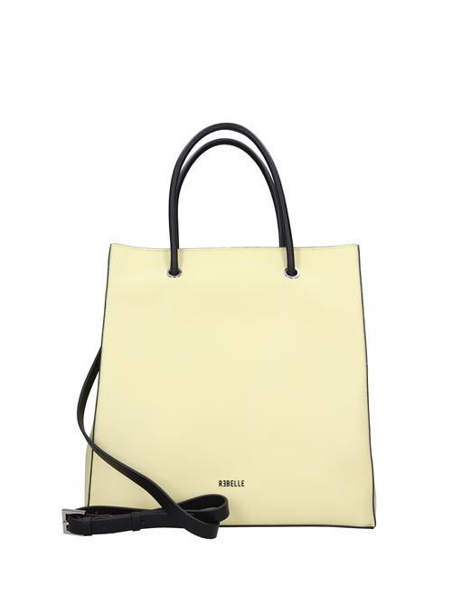 Leather shopper bag REBELLE | DIAMANTECANARINO