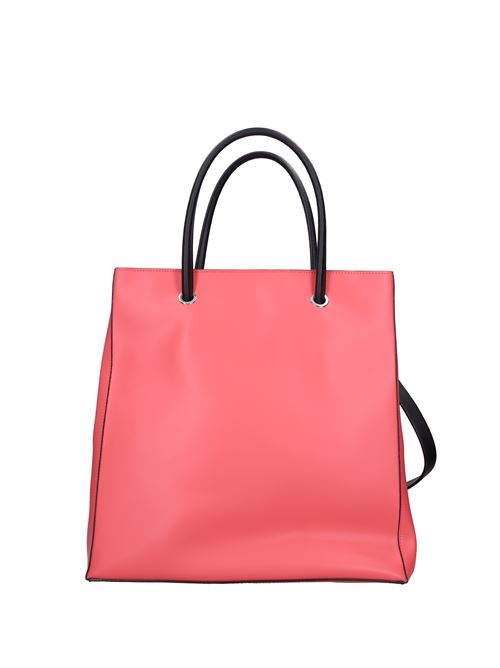 Leather shopper bag REBELLE | DIAMANTECORALLO