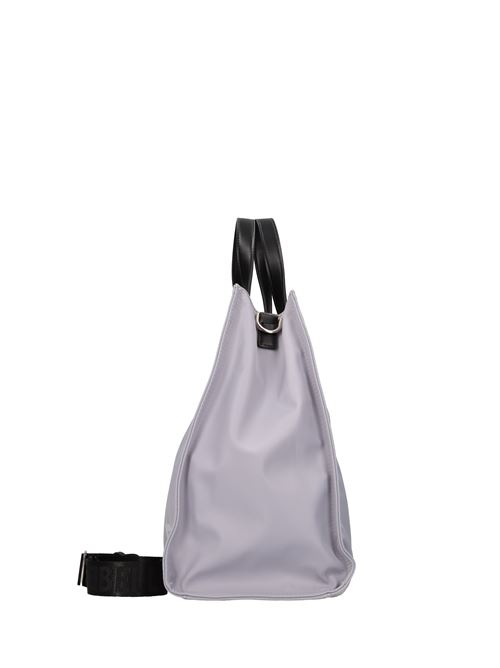 Leather and fabric bag REBELLE | ELECTRABLUSH