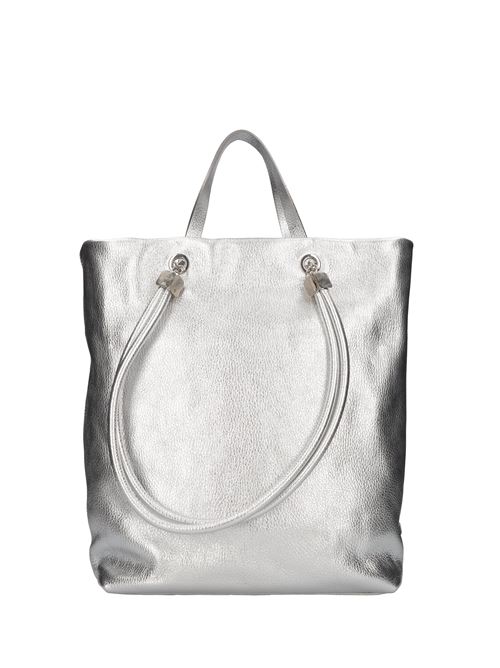 Hammered leather bag REBELLE | GELSOMINOARGENTO