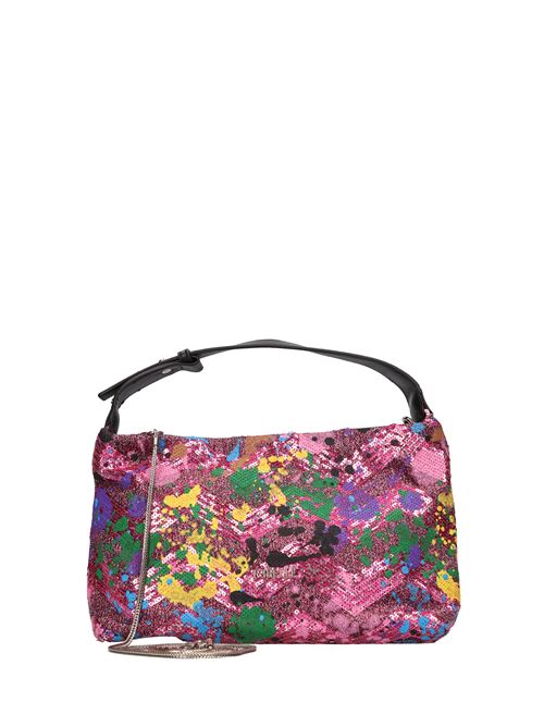 Bag in fabric and sequins REBELLE | GLIMMERFUCSIA