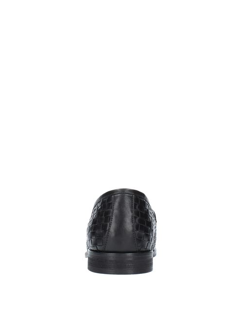 Leather moccasins ROGAL'S | GOLD14 INTR.NERO