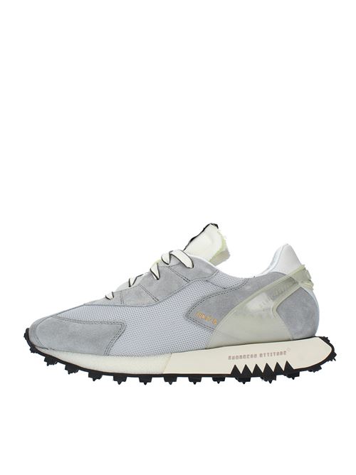 Trainers model 40039 in suede leather and fabric RUN OF | 40039GRIGIO-BEIGE
