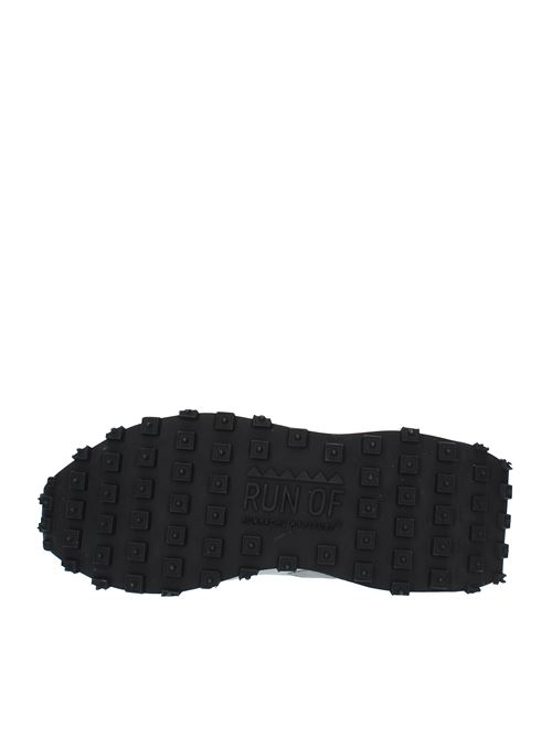 Sneakers modello 40039 in pelle camoscio e tessuto RUN OF | 40039GRIGIO-BEIGE
