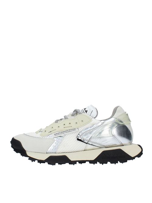 Trainers model REVOLT ICE M in suede leather and fabric RUN OF | REVOLT ICE MBIANCO-BEIGE-ARGENTO