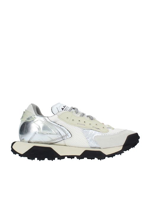 Trainers model REVOLT ICE M in suede leather and fabric RUN OF | REVOLT ICE MBIANCO-BEIGE-ARGENTO