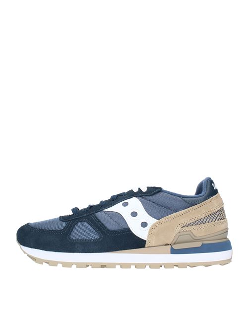 Suede and fabric trainers SAUCONY | S2108-811BLU-MARRONE