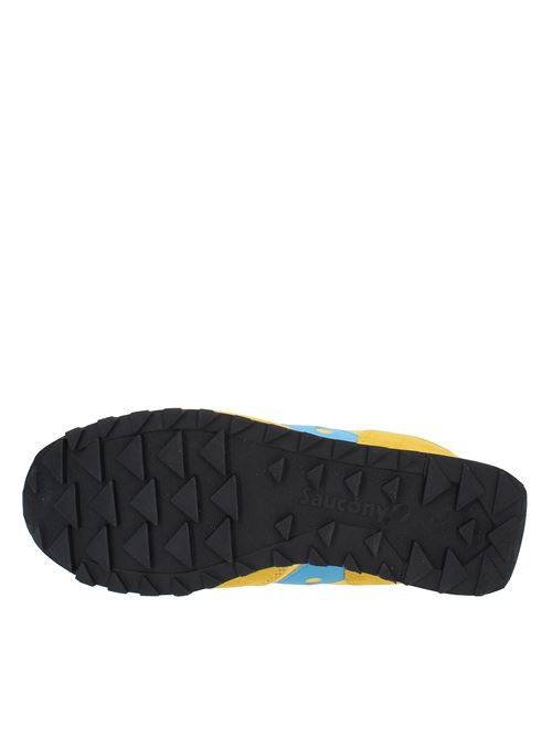 Sneakers in camoscio e tessuto SAUCONY | S70539-37GIALLO-CELESTE