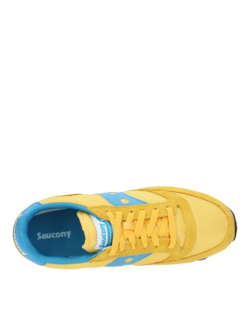 Sneakers in camoscio e tessuto SAUCONY | S70539-37GIALLO-CELESTE