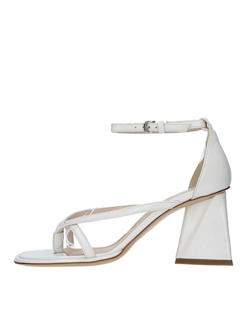 Leather sandals STRATEGIA | A5175BIANCO