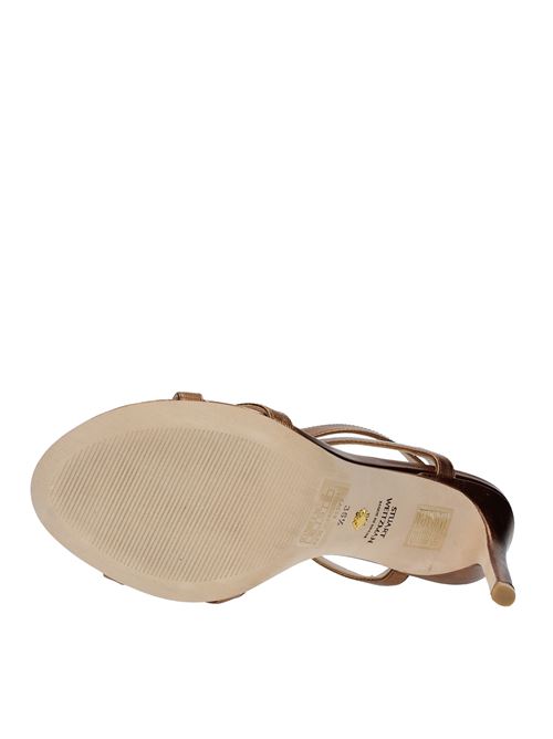 Sandali in pelle STUART WEITZMAN | SOIREE 100 LACE-UPBRONZO