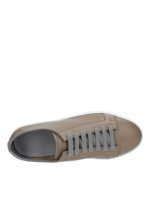 Leather trainers TF SPORT | 465-02 ELEPHANTTAUPE