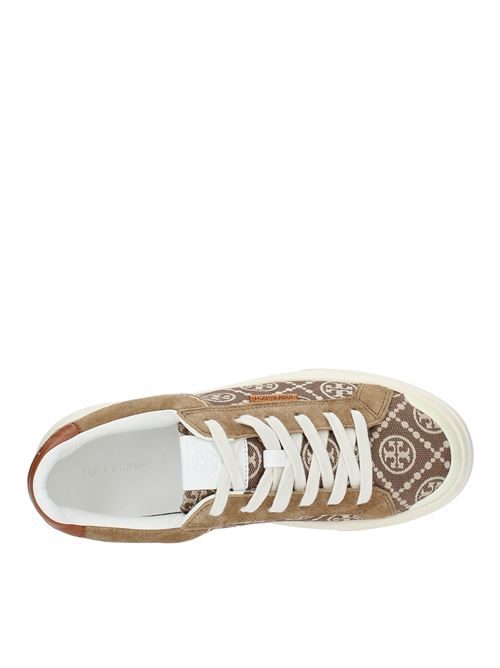 Suede and fabric trainers TORY BURCH | 150229MARRONE