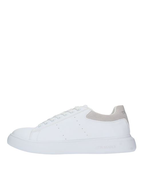 Faux leather trainers TRUSSARDI | 79A00829 9Y099998BIANCO