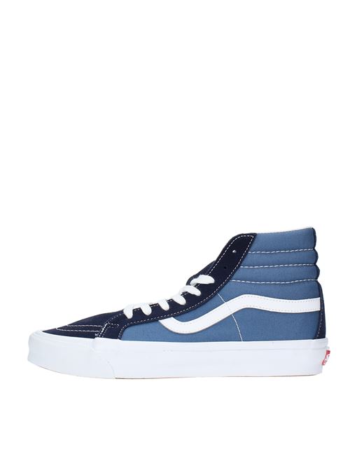 High-top trainers in suede and fabric VANS | VN0A4B5OC1CELESTE-BLUE