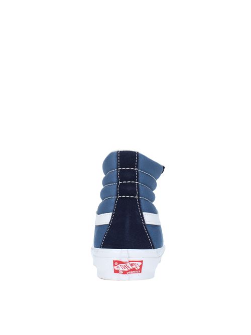 Sneakers alta in camoscio e tessuto VANS | VN0A4B5OC1CELESTE-BLUE