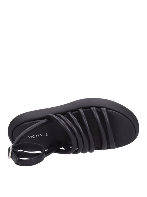 Leather sandals VIC MATIE' | 1C6806D_C08BE70101NERO