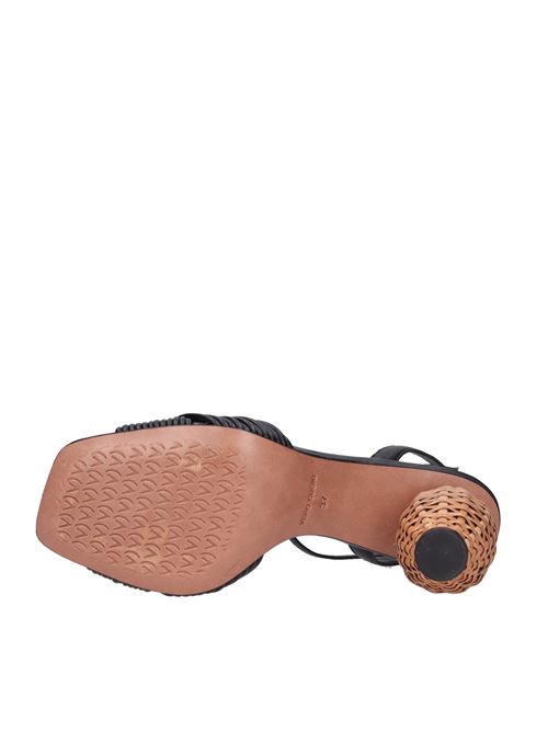 Leather sandals VICENZA | 925005-2NERO