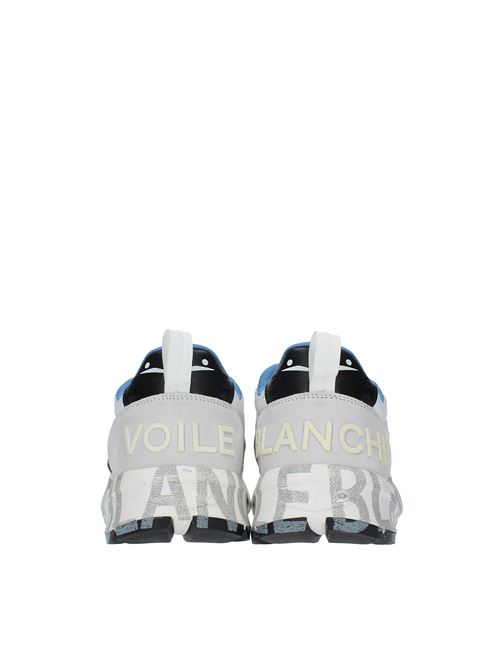 Sneakers in camoscio, pelle e tessuto VOILE BLANCHE | 0012016610.02.1N07BIANCO-BLU-NERO