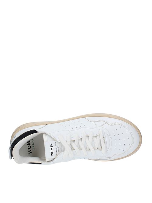 Faux leather trainers WOMSH | HY008BIANCO-NERO
