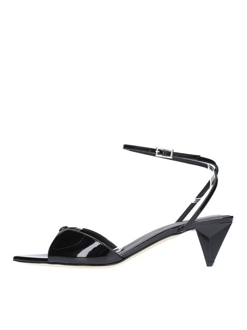 MELODY 050 sandals in shiny leather 3JUIN | MELODYNERO
