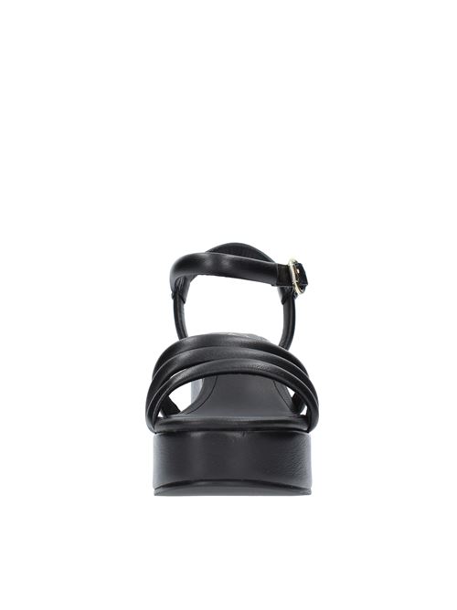 ONYX01 model sandals in nappa leather ASH | ONYX01NERO