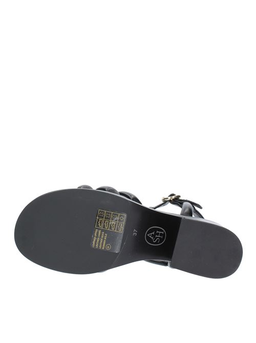 ONYX01 model sandals in nappa leather ASH | ONYX01NERO