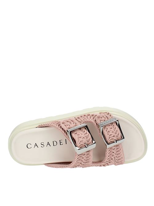 Sandali Flat CASADEI modello BIRKY-ALE in pelle CASADEI | 2M392X0401ROSA-BIANCO