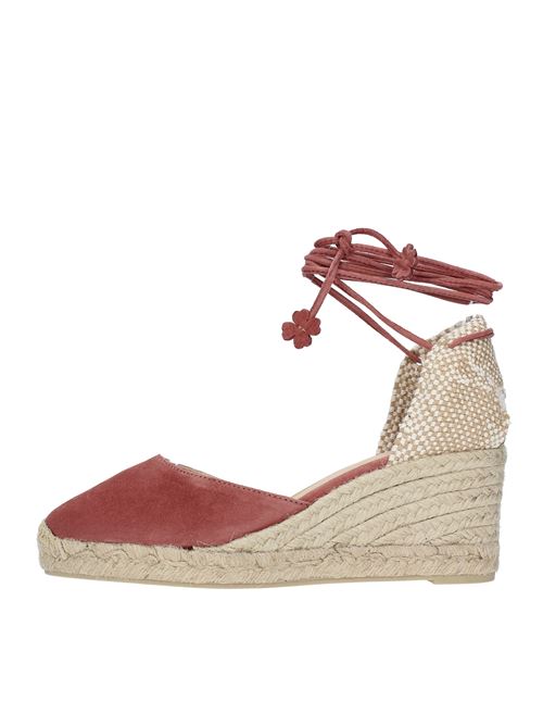 CARINA model suede, fabric and rope wedge CASTANER | 021741807