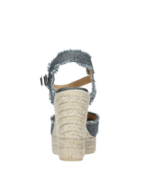 Zeppa in tessuto e corda modello BROMELIA CASTANER | 0223604289
