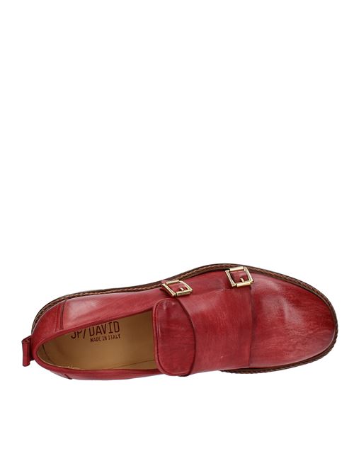 Leather moccasins JP/DAVID | 38784/10CUOIO ROSSO