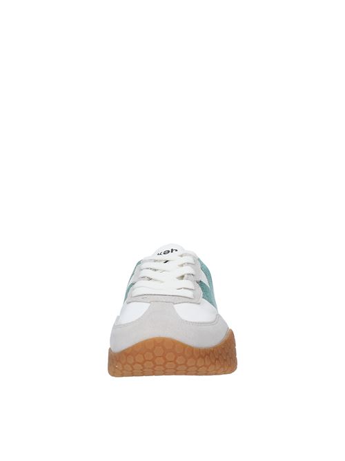 Sneakers in fabric suede and rubber KEH NOO | 9312BIANCO-CIELO-FUCSIA