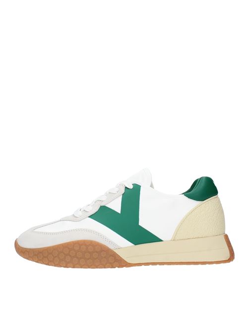 Sneakers in fabric suede and rubber KEH NOO | 9313BIANCO-VERDE