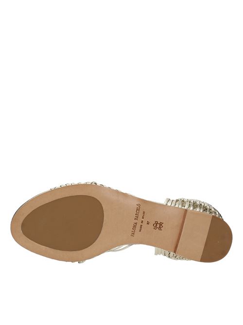 CHICHIRO flat sandals made of nappa PALOMA BARCELO' | CHICHIROCHAMPAGNE