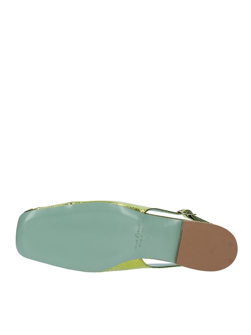 PANDORA model ballet flats in leather PAOLA D'ARCANO | 3031LILIME