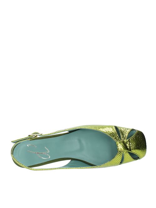PANDORA model ballet flats in leather PAOLA D'ARCANO | 3031LILIME