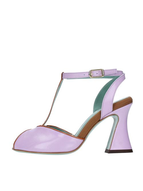 GLOSS model sandals in leather PAOLA D'ARCANO | 3643LILILLA