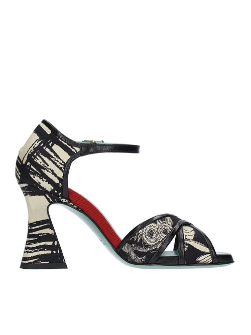 LOTUS model sandals in fabric. PAOLA D'ARCANO | 36L9BENERO