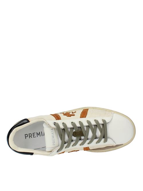 Leather and fabric sneakers.  PREMIATA | RUSSELL VAR6748