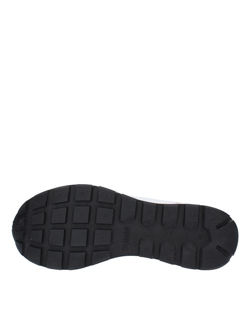 Sneakers in camoscio e tessuto SUN68 | Z34102BIANCO