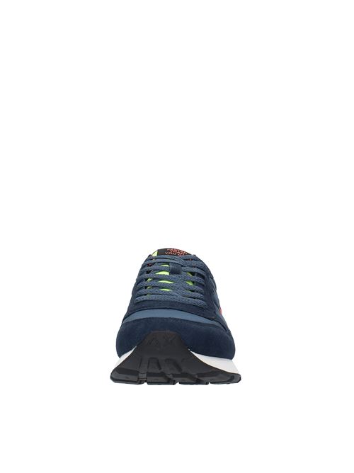Sneakers in camoscio e tessuto SUN68 | Z34102NAVY