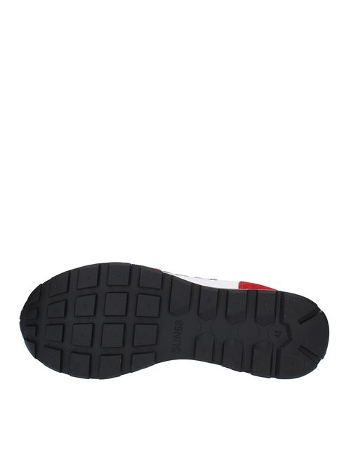 Sneakers in camoscio e tessuto SUN68 | Z34106LAMPONE