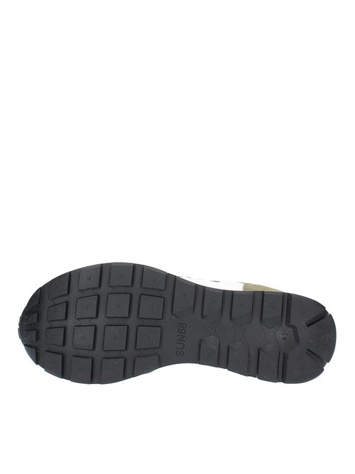 Sneakers in camoscio e tessuto SUN68 | Z34106MILITARE