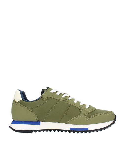 Leather and fabric sneakers SUN68 | Z34120MILITARE