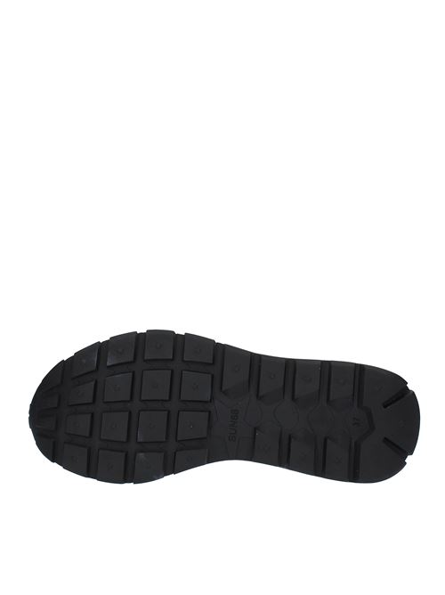 Sneakers in camoscio e tessuto SUN68 | Z34201BIANCO-GIALLO FLUO