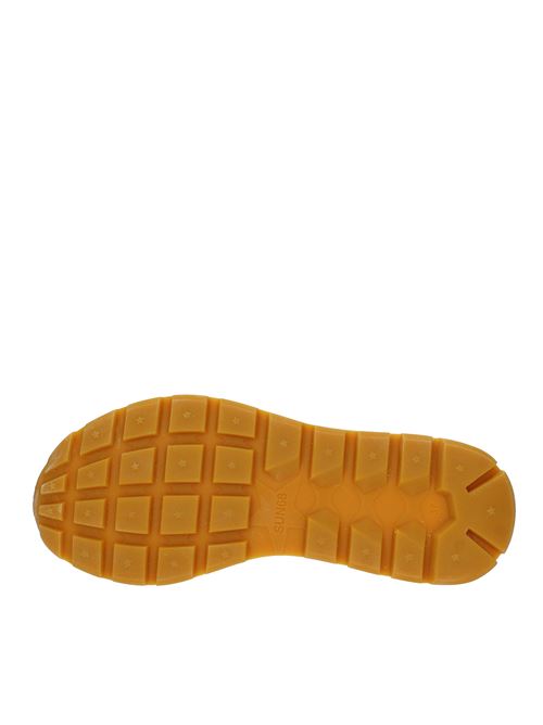 Sneakers in camoscio e tessuto SUN68 | Z34203BIANCO