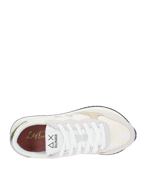 Suede and fabric sneakers SUN68 | Z34209BIANCO