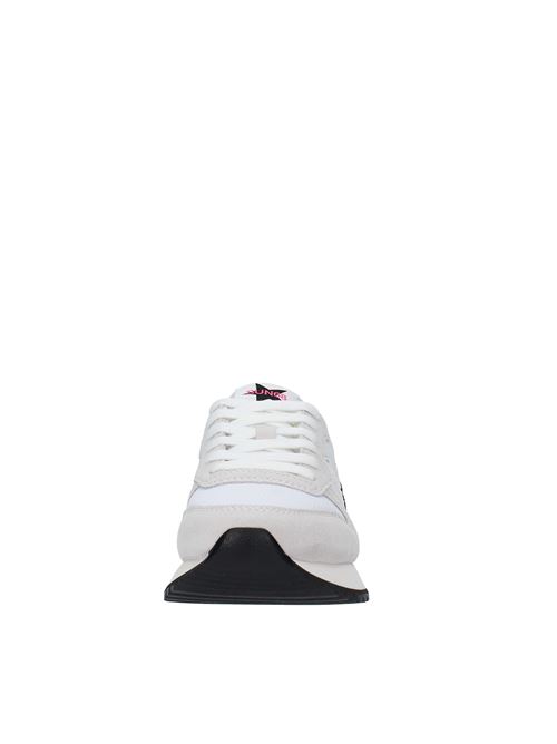 Suede and fabric sneakers SUN68 | Z34211BIANCO