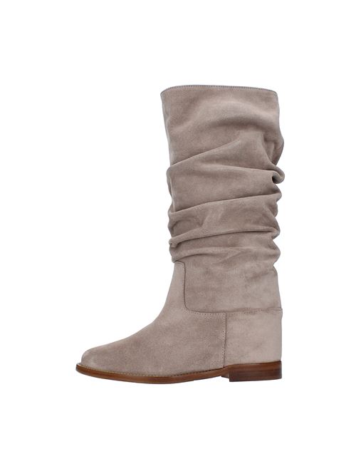 Model 4159 boots in suede VIA ROMA 15 | 4159COCCO