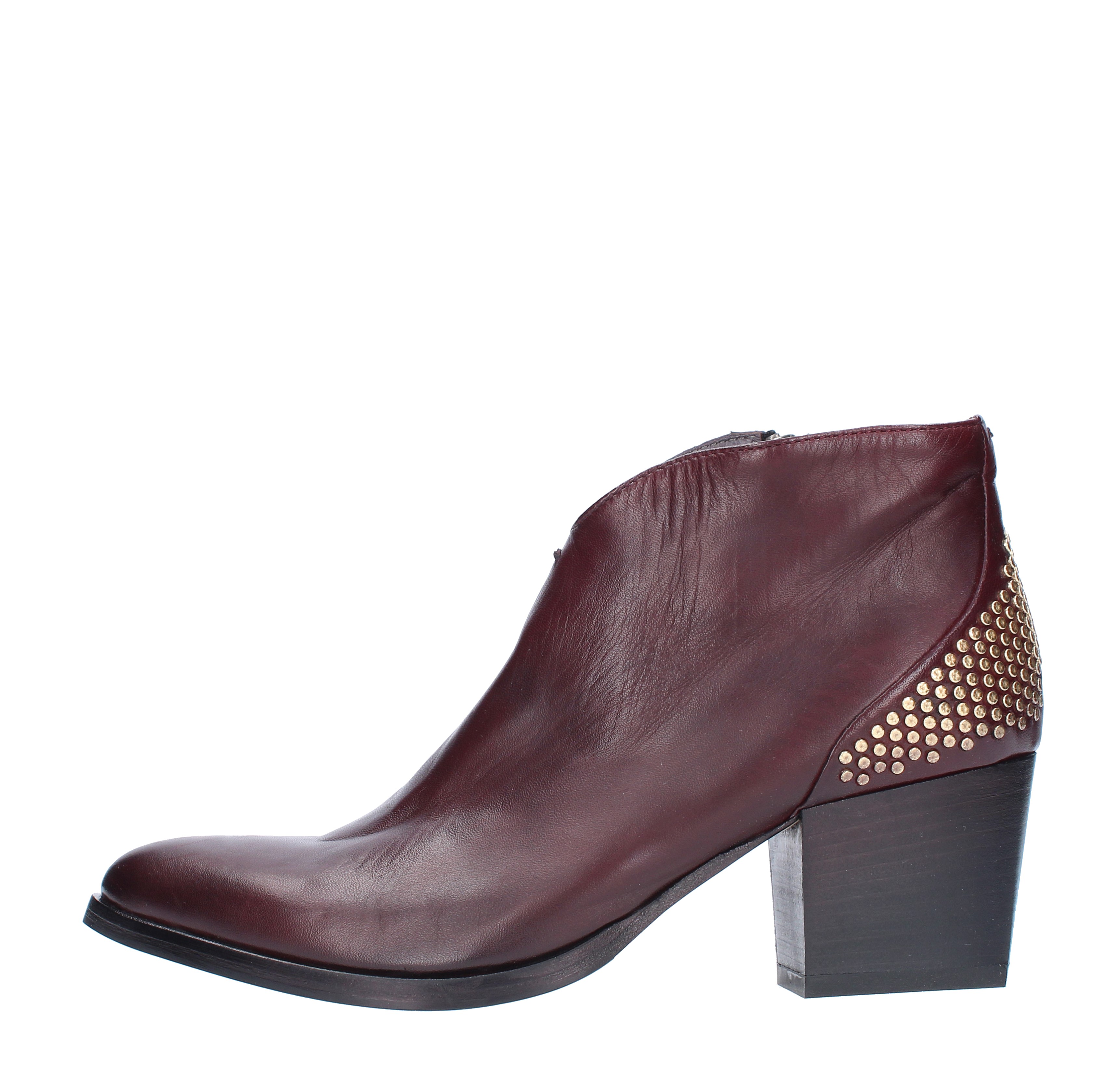 Tronchetti bordeaux pelle cheap